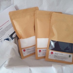 Eco-friendly and Organic Indigo Dye Kit - vat 1-2-3 method - now with pH strips included.