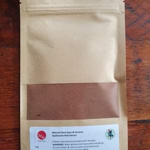 Quebracho Red Natural Plant Dye Powder - 100% Natural