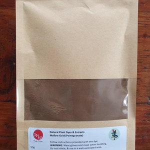 Pomegranate Dye Powder - tannin/dye - 100% Natural Plant Dye