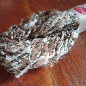 Tussar & Mulberry Silk Noil Yarn – 100g