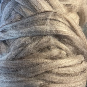 Wool & Acrylic Blended Sliver/Rolag Fibre ideal for spinning into sock yarn - earth hues