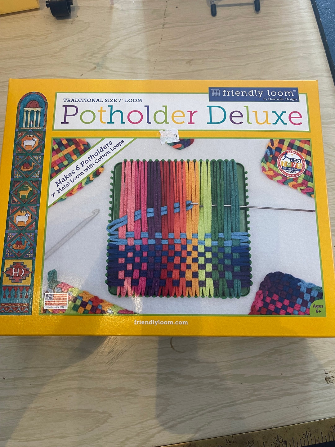 Potholder Deluxe Loom Kit by Harrisville Designs Makes 6 Potholders
