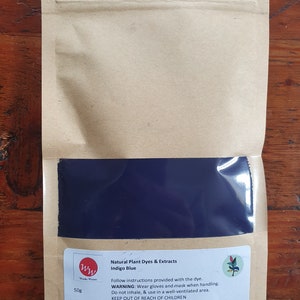 Natural Indigo Powder Dye (indigo Blue)  - Indigo ferra tinctoria 100% Natural