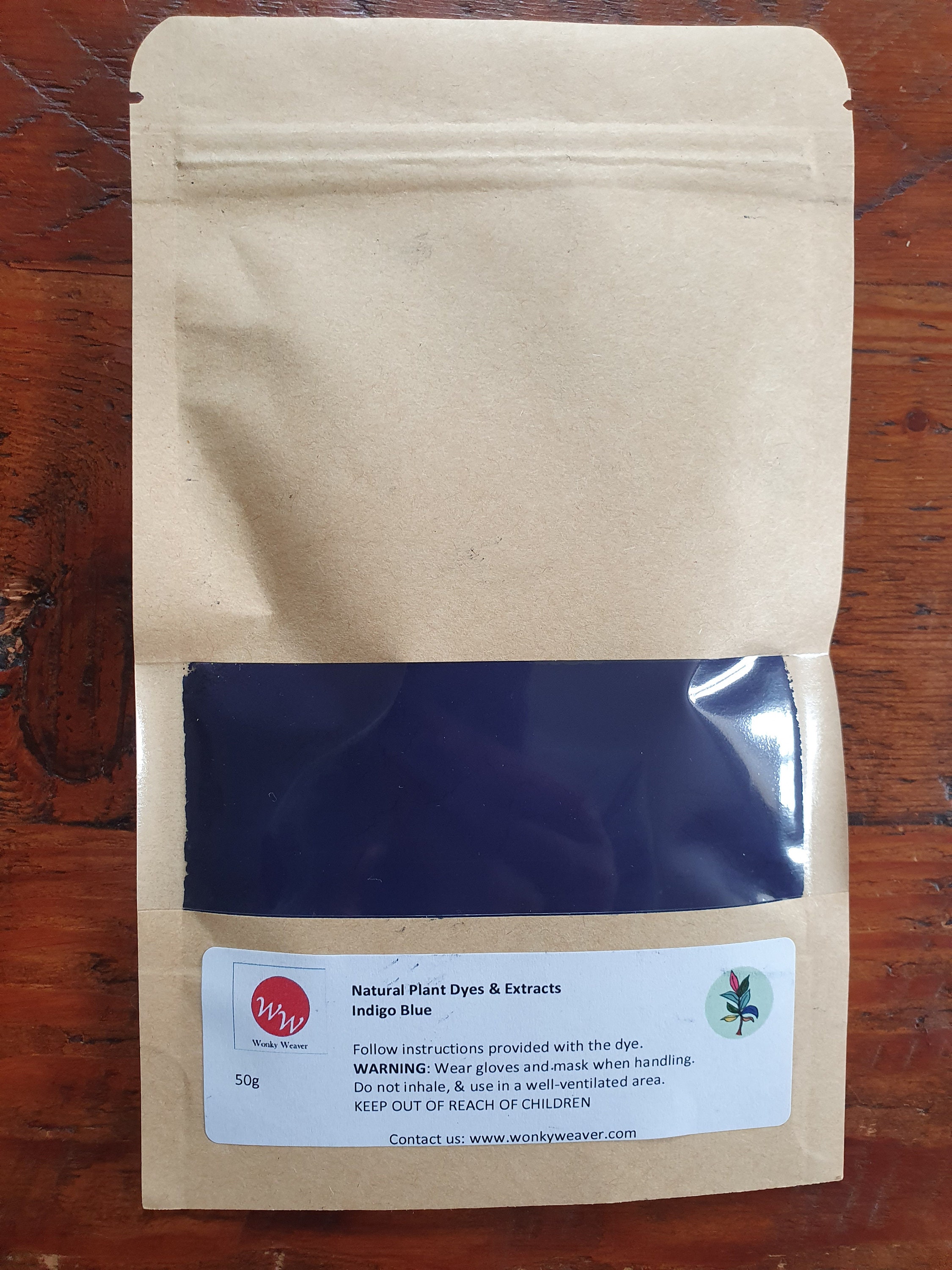 100g Indigo Natural Dye Powder, Indigo Blue Natural