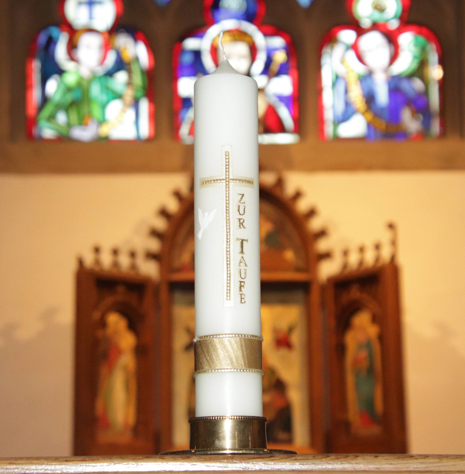 Baptismal candle the very special light of life Etsy