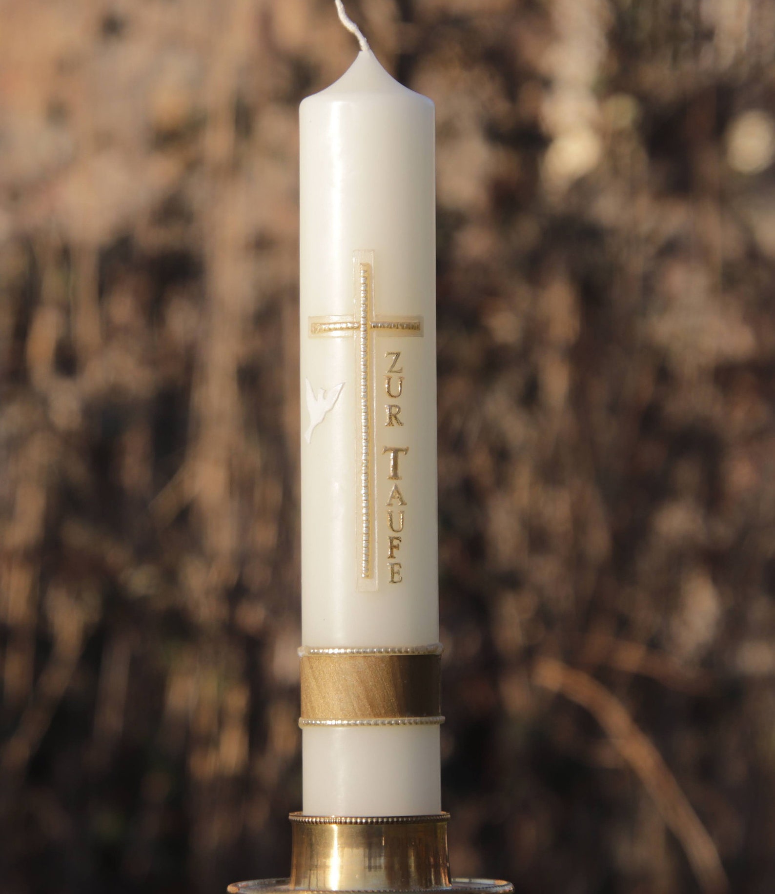 Baptismal candle the very special light of life Etsy