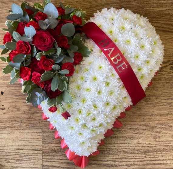 Any Colour Funeral Wreath Ribbon. Personalised Ribbon Only Etsy UK