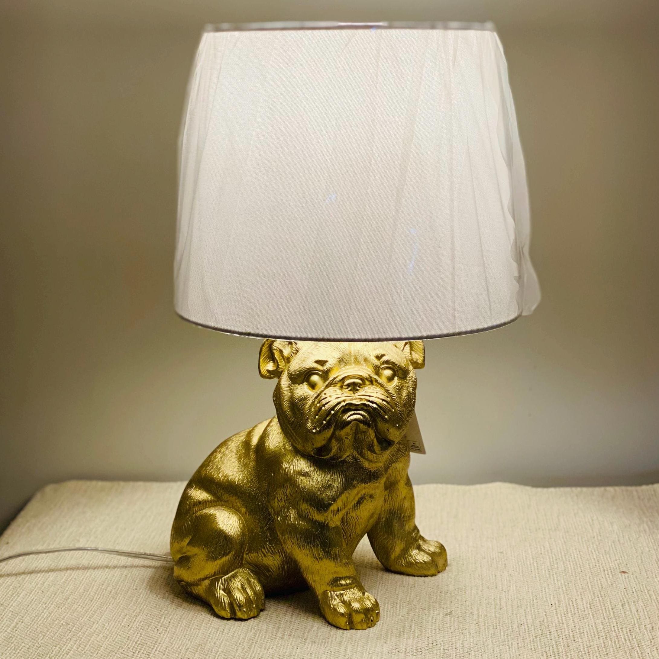 HELLORSO Dog Series LED Night Light – Corgi, French Bulldog, Dachshund, Pug Designs, Warm Glow, Resin Table Lamp For Dog Lovers