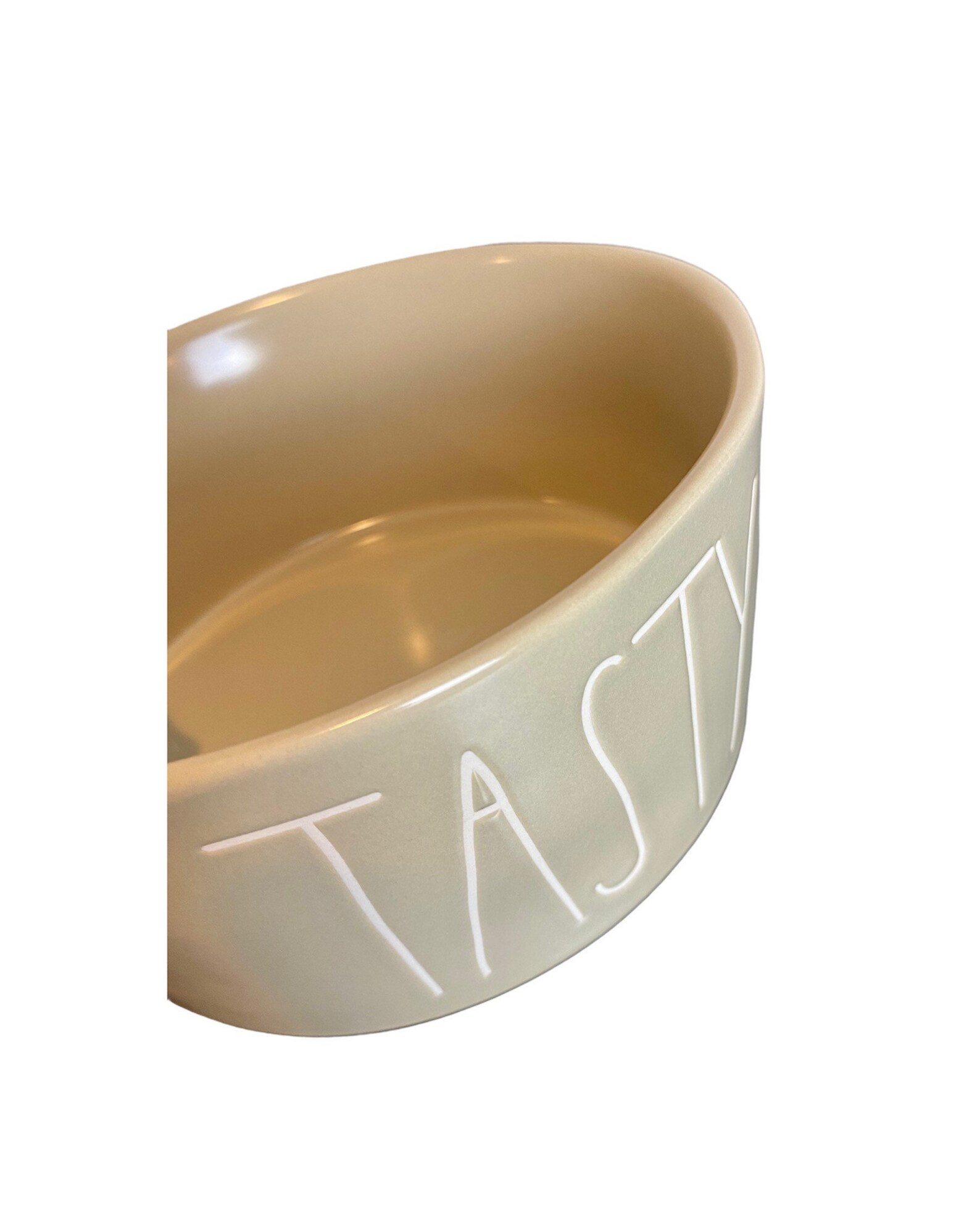 NEW Rae Dunn TASTY Extra Large ceramic Dog bowl 48 fl oz/6 Etsy