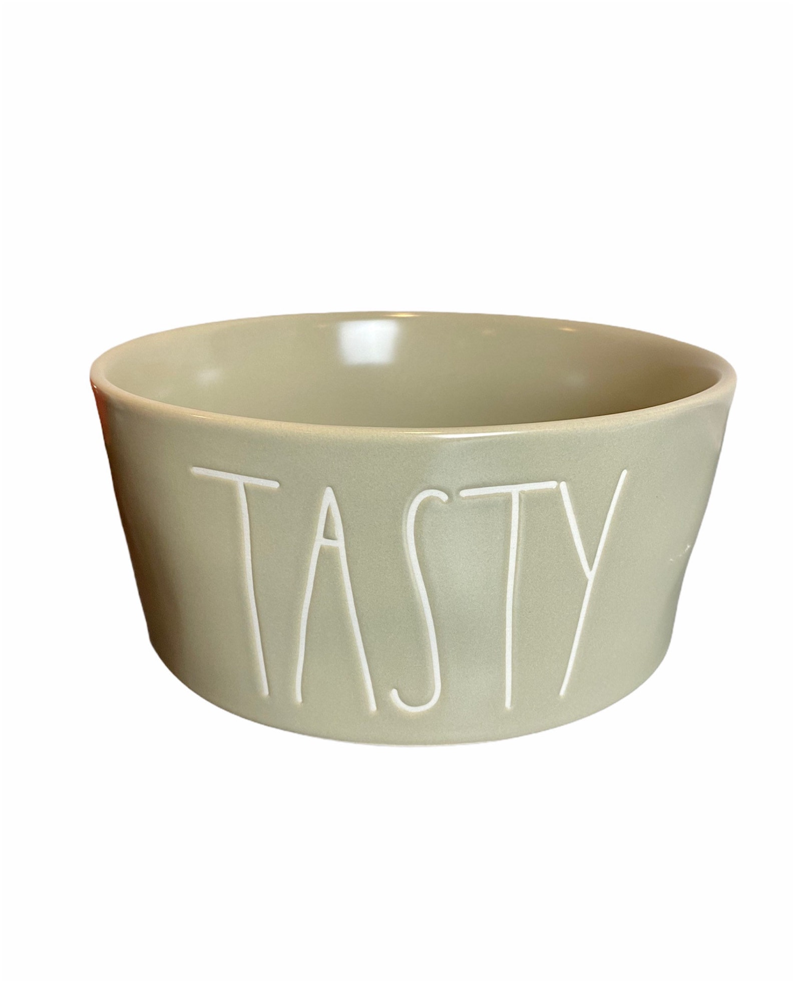 NEW Rae Dunn TASTY Extra Large ceramic Dog bowl 48 fl oz/6 Etsy