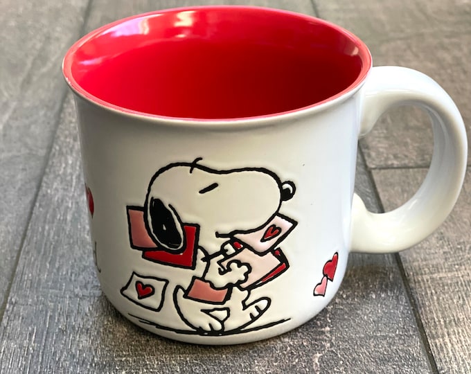 NEW Peanuts Heart & Snoopy Love Letters you Are so Loved Large Camper ...