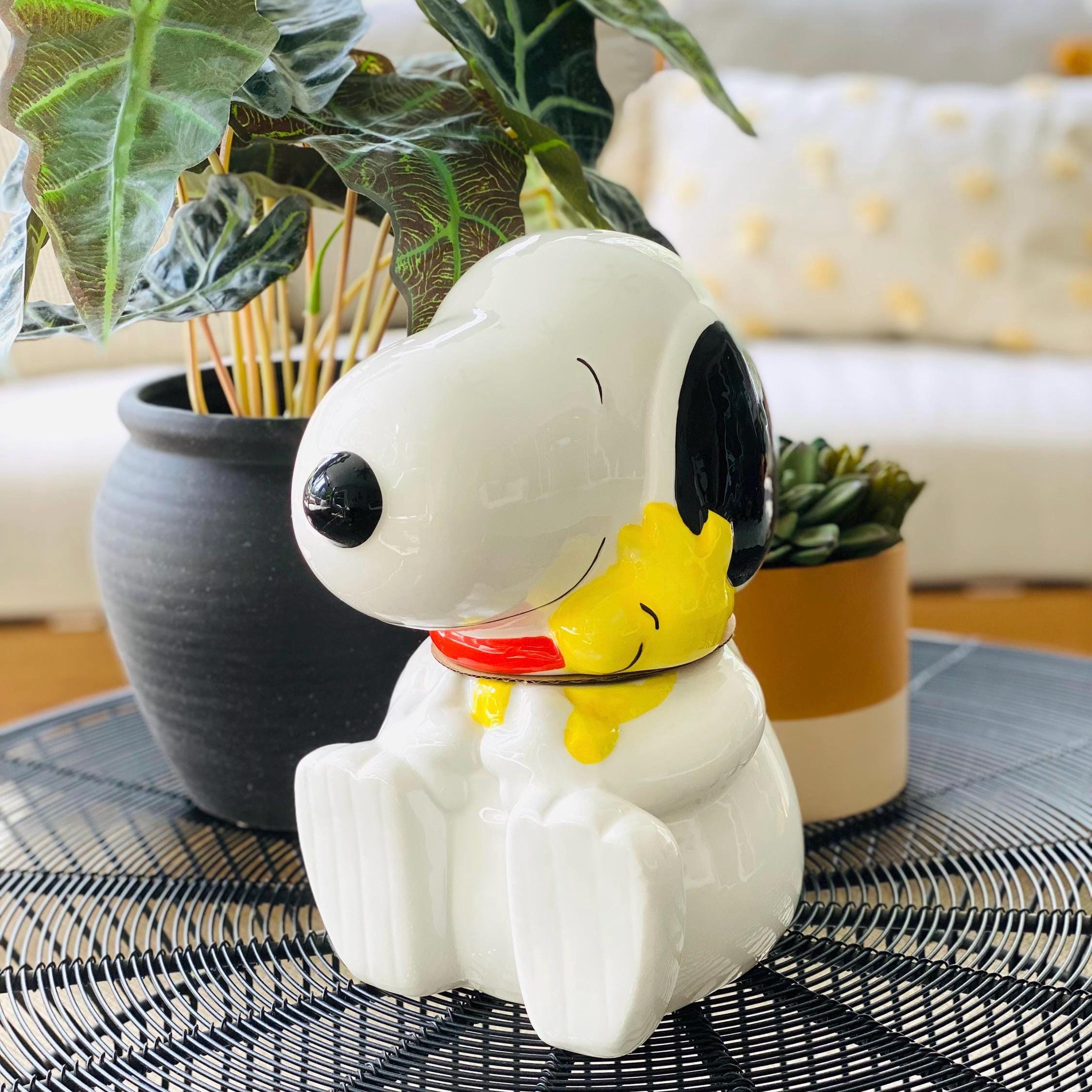 Snoopy Cookie Jar - Etsy Snoopy Cookie Jar - Etsy