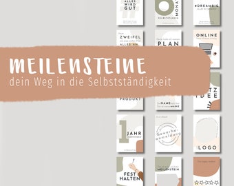 Milestone cards - your way to self-employment