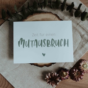 Postkarte MUTAUSBRUCH