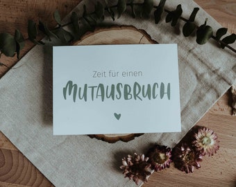 postcard MUTAUSBRUCH
