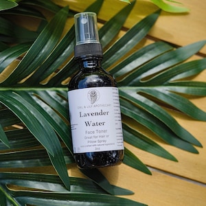 Facial Toner - Lavender - Large 4 oz - Eco Skin Care - Organic Skin Care - Natural Skin Care - All Skin Types - Face Toner