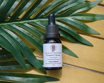 Vitamin C Serum: Watermelon & Green Tea, Natural Anti-Aging Skin Care (15 ml)
