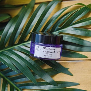 Blueberry Vitamin A Face Mask: Organic Hyaluronic Jelly Mask