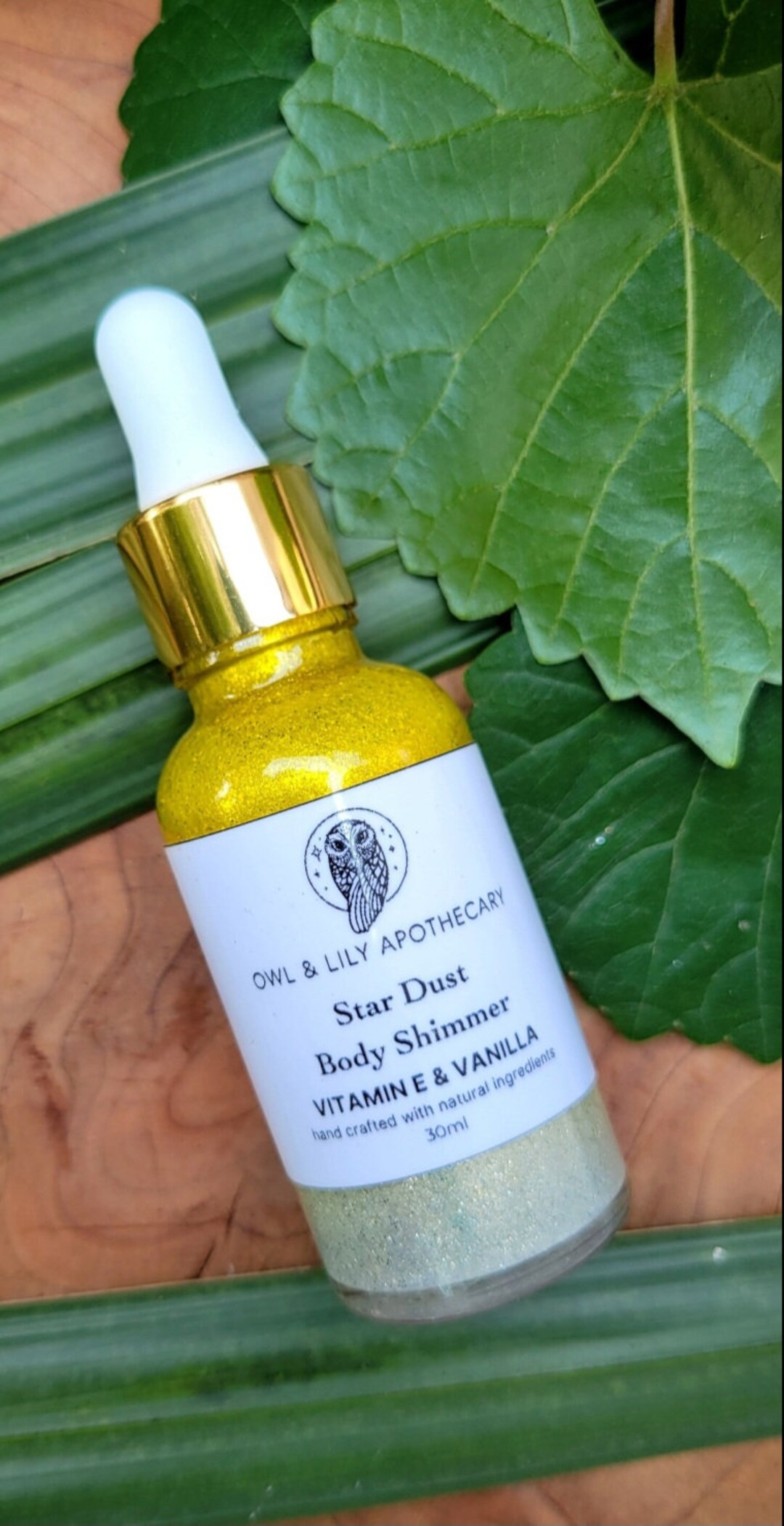 Stardust Body Shimmer Mineral Shimmer Organic With Vitamin E Etsy