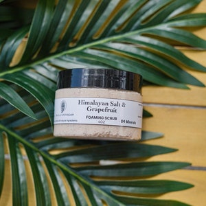 Foaming Himalayan Salt Body Scrub: Grapefruit, 84 Minerals