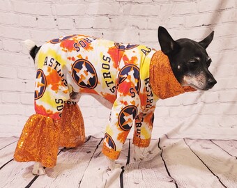 Astros Sequin Pet Dress Astros Sequins Dog Dress Astros -  Norway