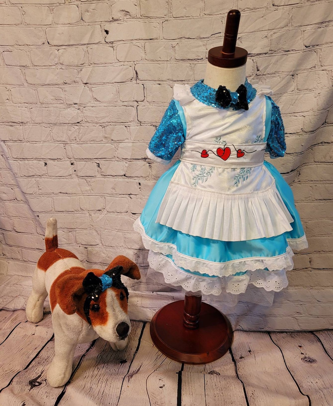 Alice in Wonderland Pet Costume, Alice in Wonderland Dog Costume, Alice