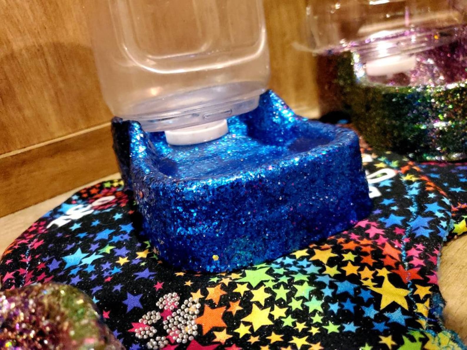 Glitter Gravity Bowl Pet Dog Cat Bowl automatic Feeder large Etsy