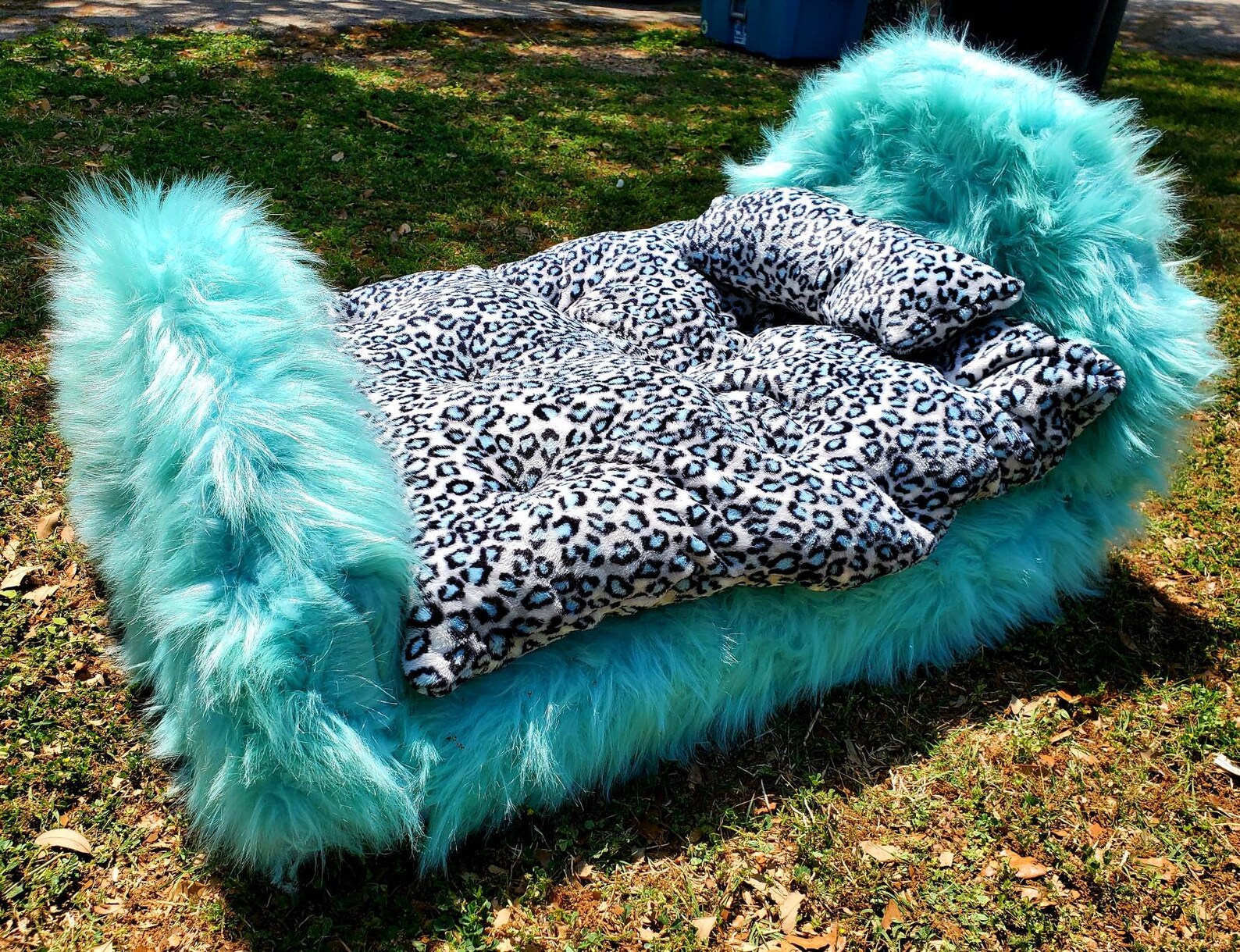 Headbord Pet Bed Headboard Cat Bed Headboard Dog Bed. Faux Etsy UK