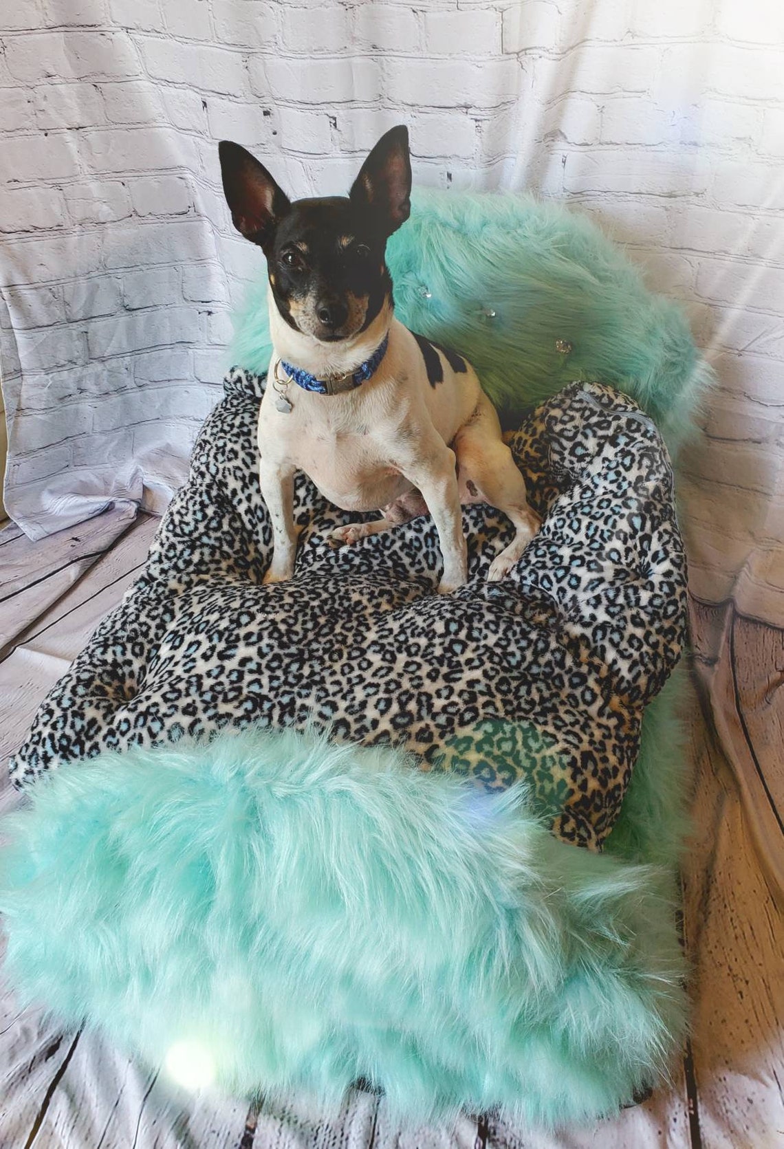 Headbord Pet bed Headboard cat bed Headboard dog bed. Faux Etsy