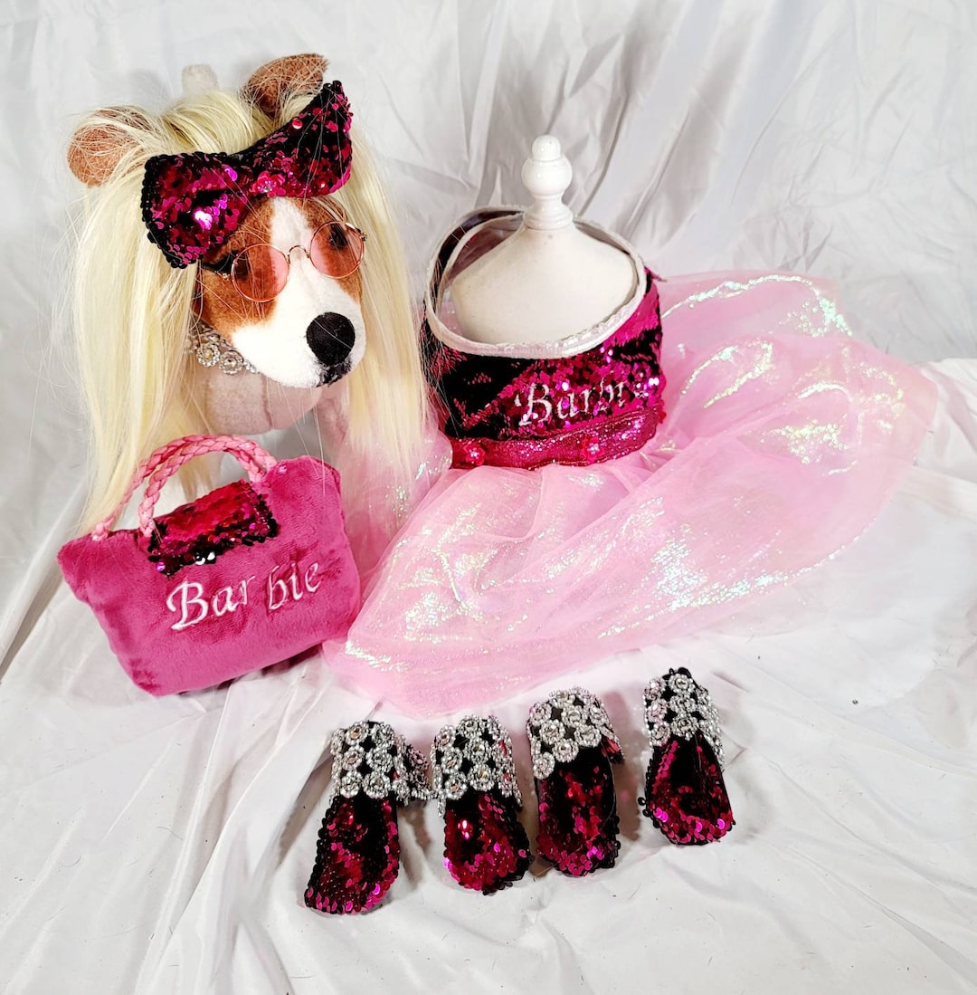 Barbie Pet Costume Barbie Dog Costume Barbie Cat Costume Etsy