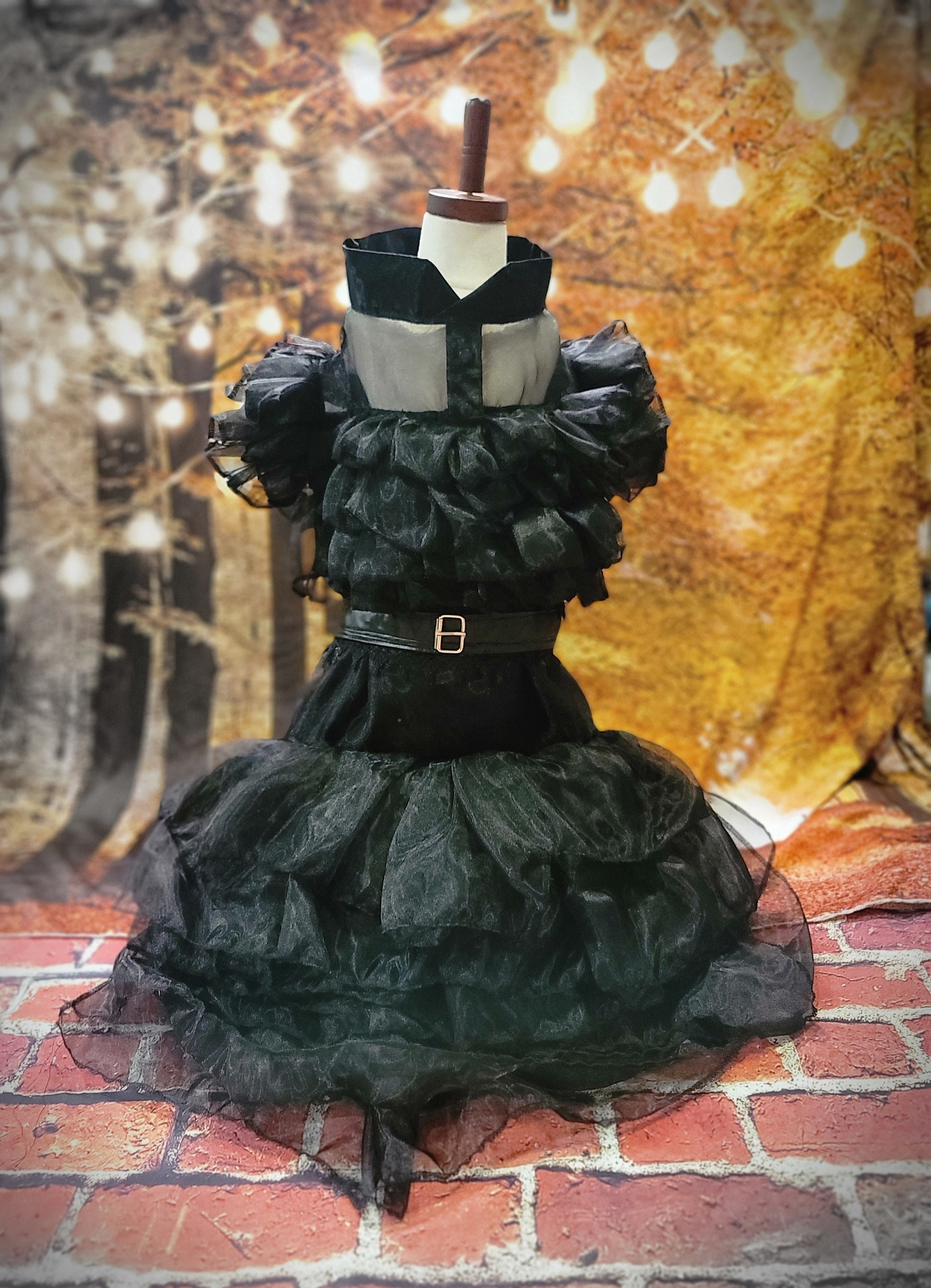 DIGITAL Dress Pattern / Wednesday Rave'n Dress / Gothic Dress 