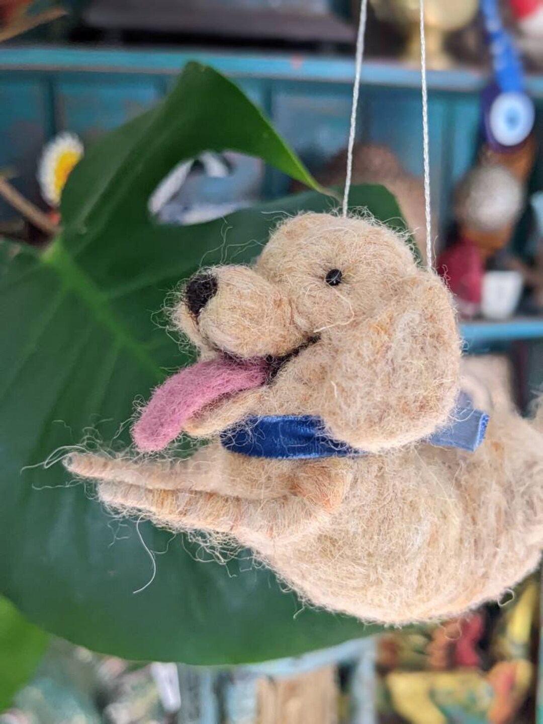 Needle Felted Yellow Labrador Etsy