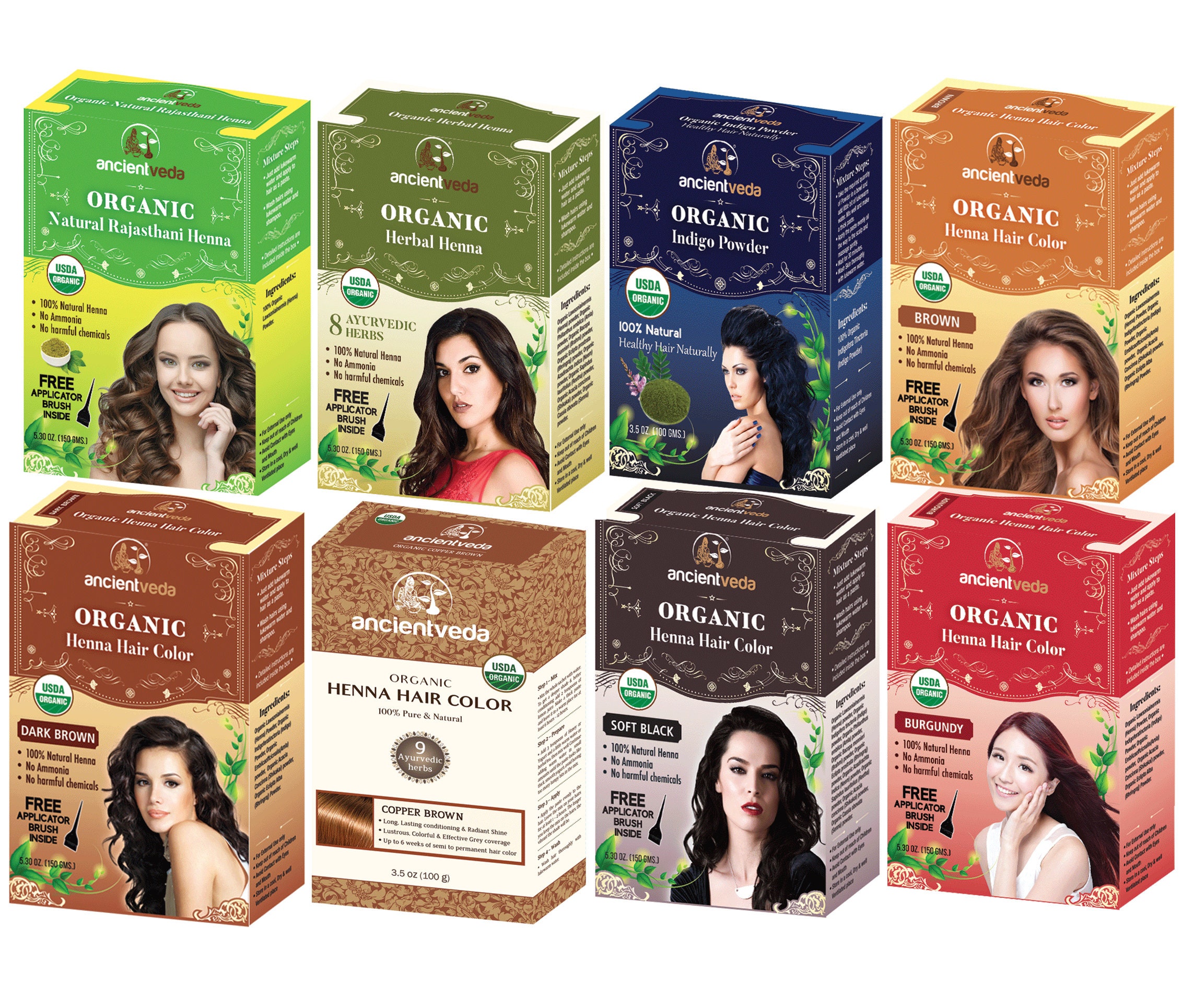Organic Henna Hair - Etsy Organic Henna Hair - Etsy