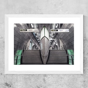 Estação de metrô Southwark, Londres | Impressão fotográfica de belas artes