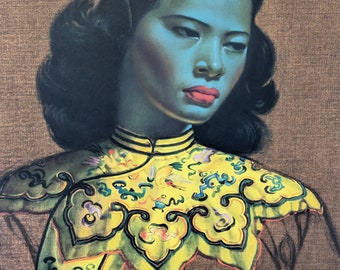 Extremely Rare SIGNED Vladimir Tretchikoff - the Chinese