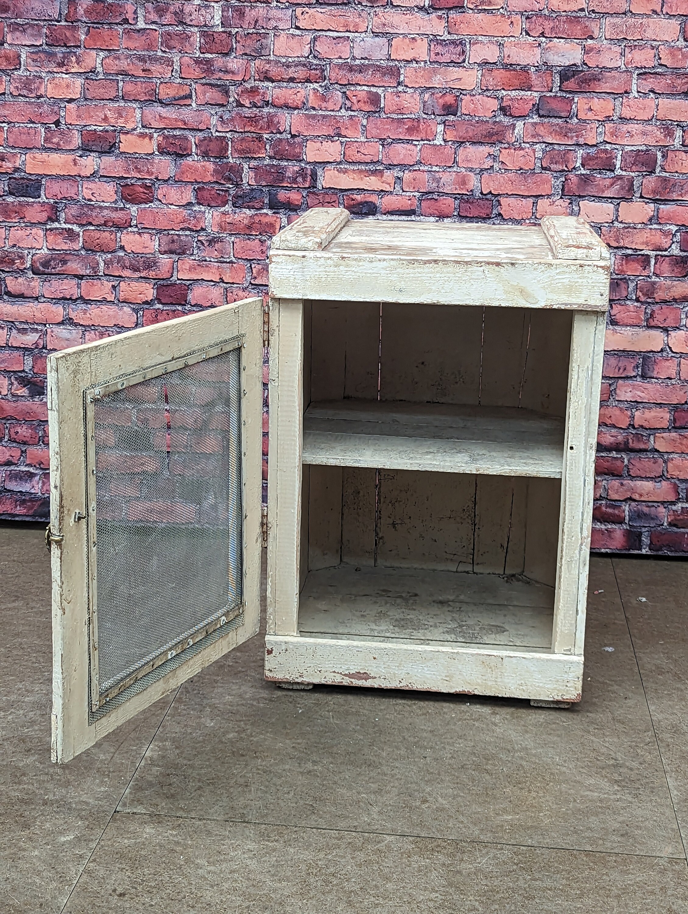 Vintage meat safe cabinet discount