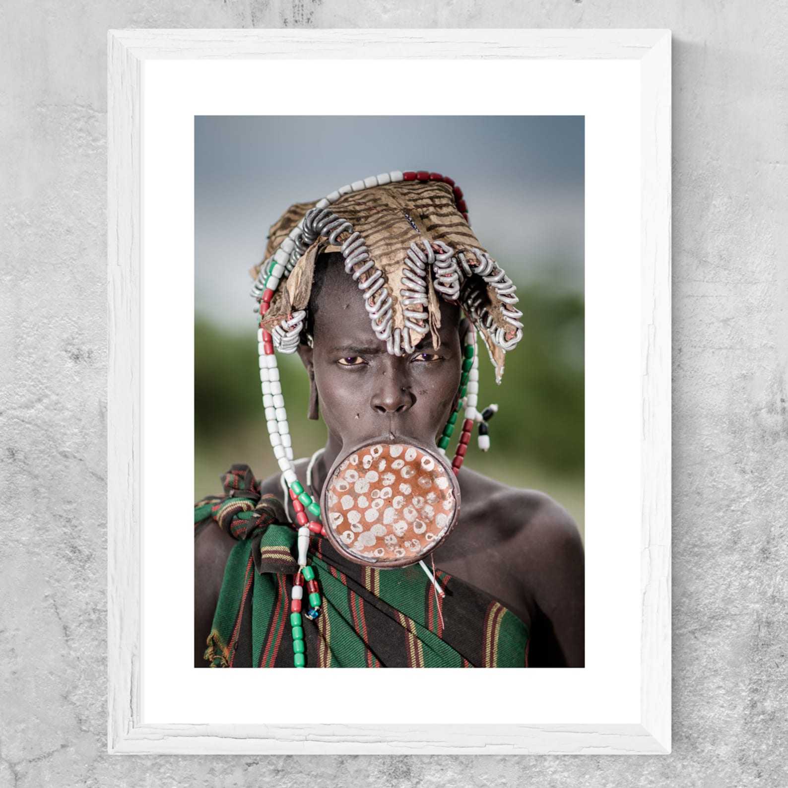 Mursi donna Etiopia Stampa fotografica fine art Etsy