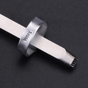 Timbro con logo personalizzato per anelli, timbro in metallo personalizzato, timbro con marchio personalizzato per produttori, timbro con marchio in metallo, timbro per punzone di gioielli, timbro in ferro per fustelle
