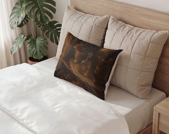 Vintage Apothecary Still Life Pillow Sham | Vintage Decor, Rustic Bedroom