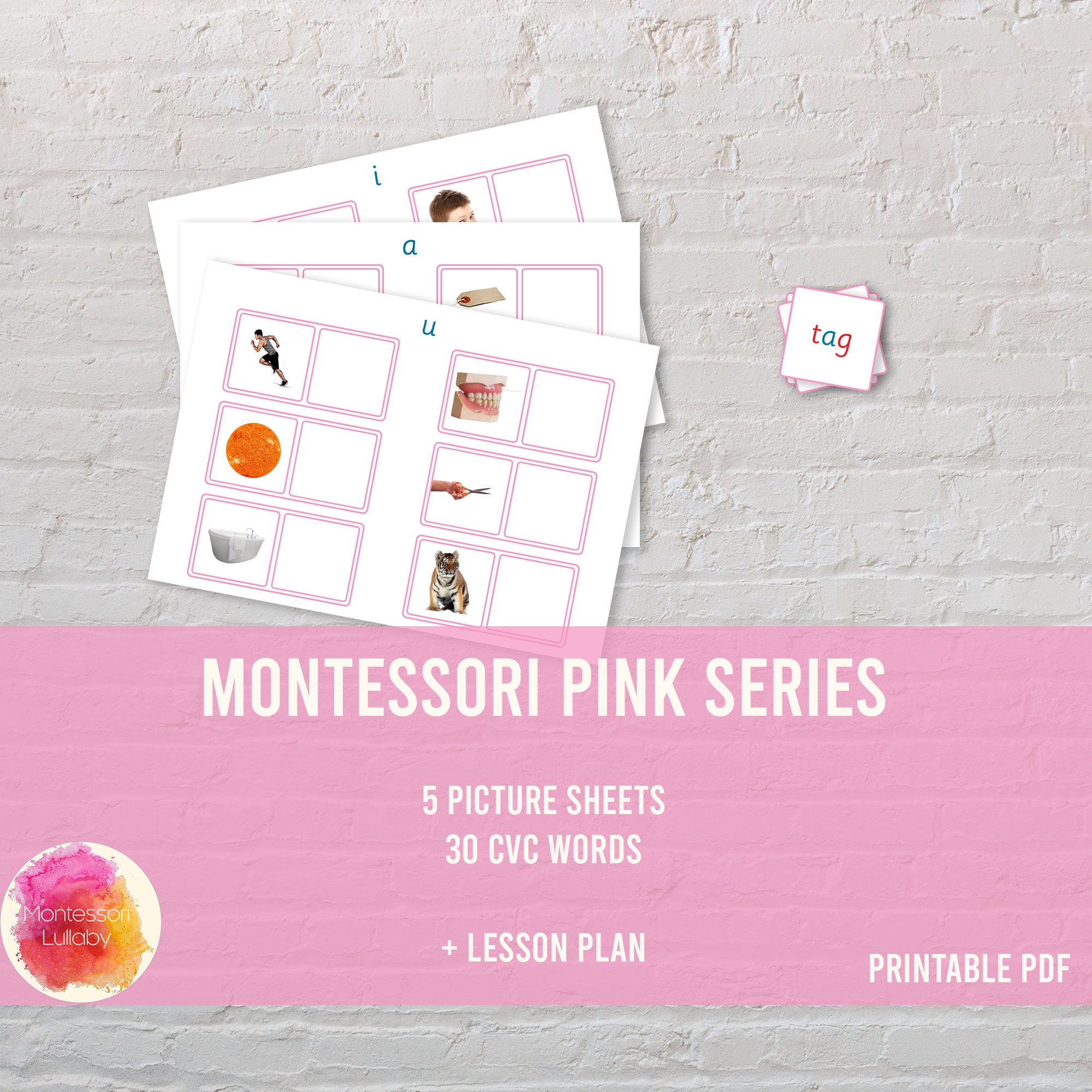 montessori-picture-sheets-pink-series-matching-cards-etsy