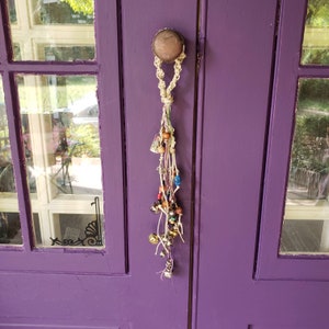 Handmade Hanging Protection Witch Door Bells | Cleansing Chimes | Entryway Threshold Charm | Wicca Pagan Décor