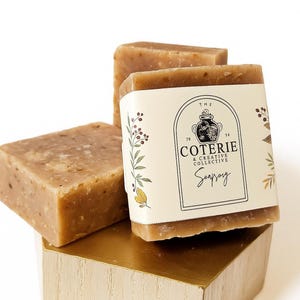 Soapsong – Natural Soap Bar with Lavender, Lemongrass, Patchouli, and Repurposed Soap Shavings