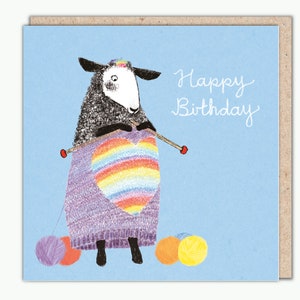 « Carte de voeux d'anniversaire, Birthday Woolly » par PaperBird