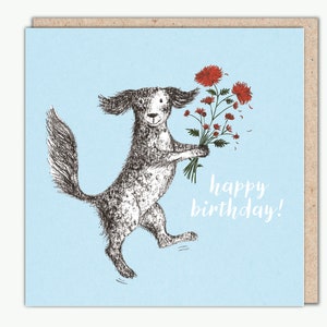 Hondenwenskaart, 'Dandy Birthday' van PaperBird