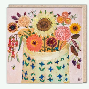 Tarjeta de felicitación PaperBird, «Abejorro, mariposa, escarabajo» de Vanessa Cooper