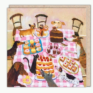 Carte de voeux PaperBird « C'est super quand vous faites des gâteaux » par Vanessa Cooper