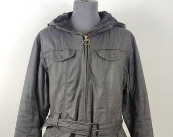 Barbour Black Wax Cameron Jacket UNISEX Size 48/50 Black Wax Cameron Jacket size UK20