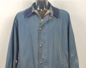 Barbour Lightweight Beaufort Jacket Blue XL Man Navy Lightweight cotton jacket size XL