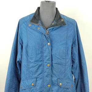 Pale blue barbour jacket store