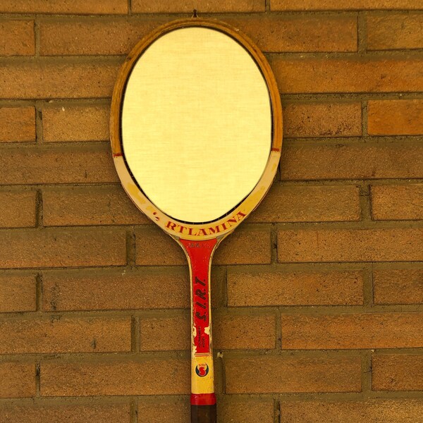 Wooden Tennis Racket Etsy